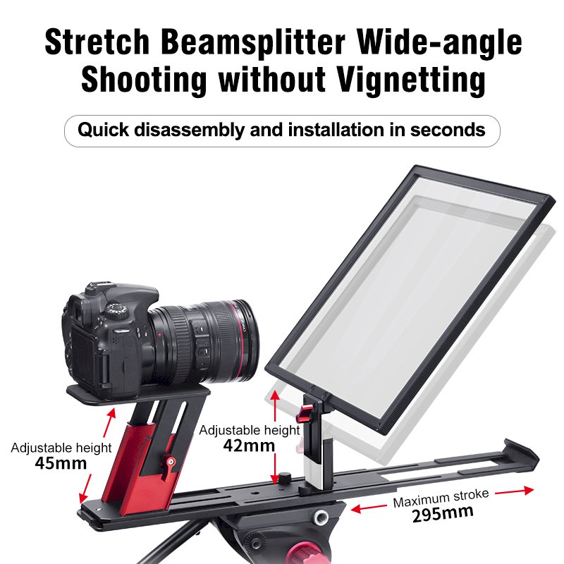Desview TP150 Portable Teleprompter for Tablets and Smartphones
