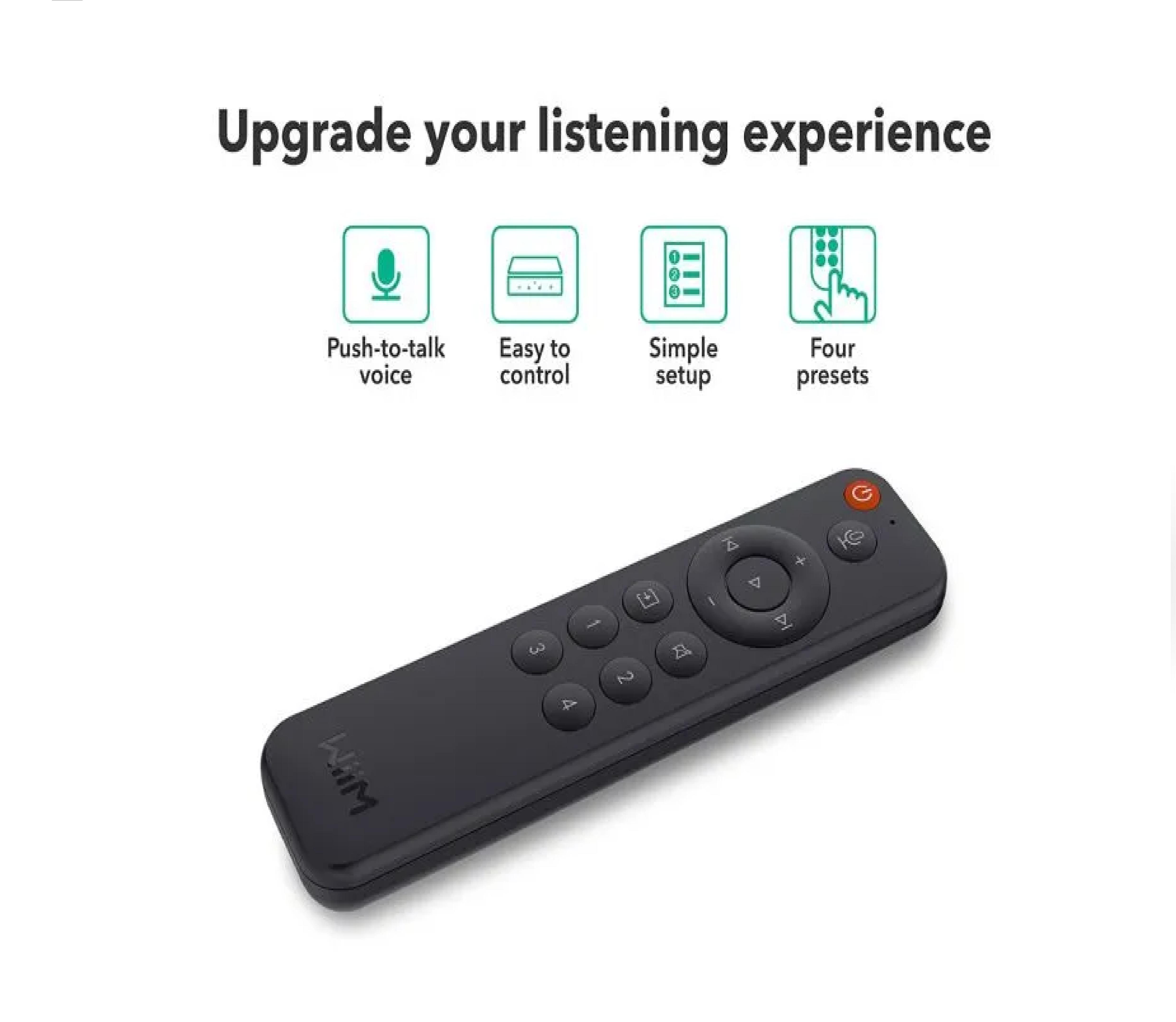 WiiM Voice Remote Control For WiiM Mini And WiiM Pro (Aus Edition