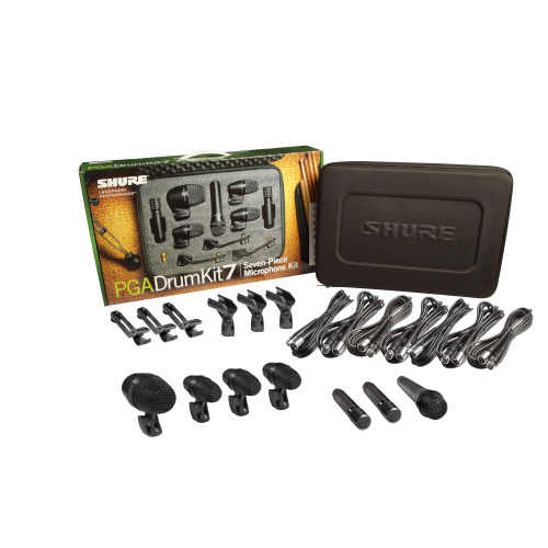 Shure PGADRUMKIT7 7 Piece Microphone Drum Kit | VIDEOPRO