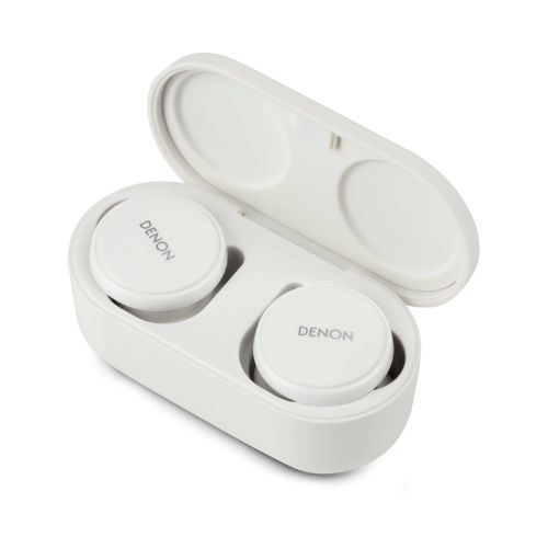 Denon Perl Pro Bluetooth Headphones - White | VIDEOPRO