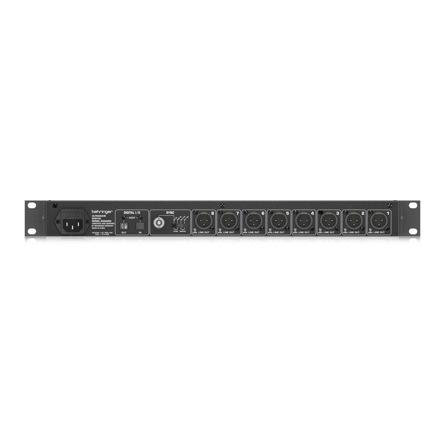 Behringer Ultragain Digital ADA8200 Mic Preamp | VIDEOPRO