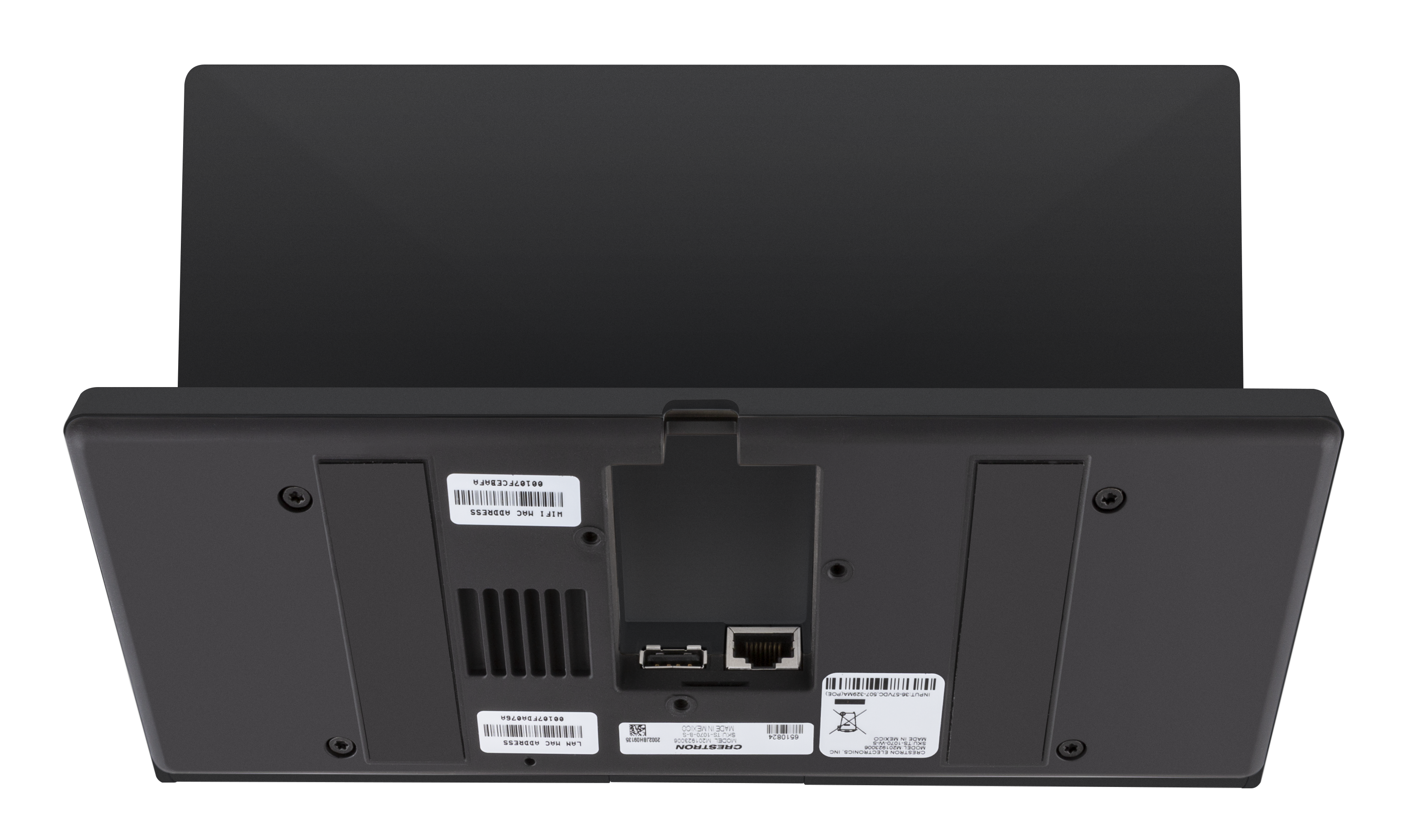 Crestron TS-1070-B-S 10.1 in. Tabletop Touch Screen, Black Smooth