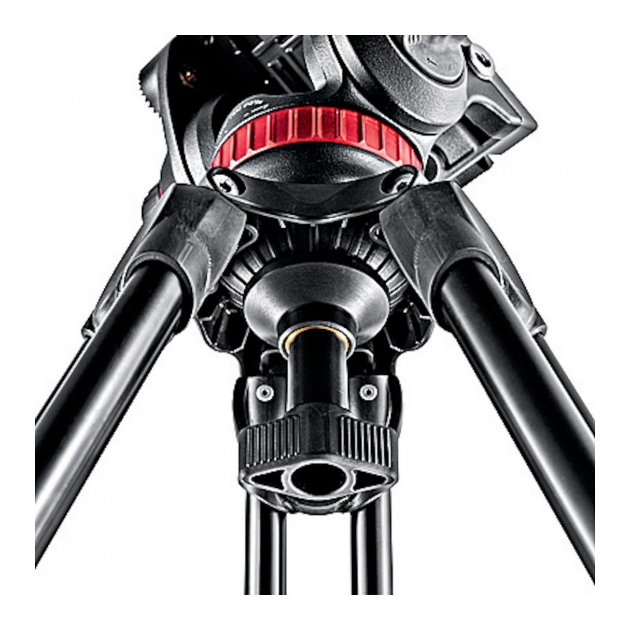 Manfrotto MVT502AM Video Tripod, aluminium telescopic-twin leg