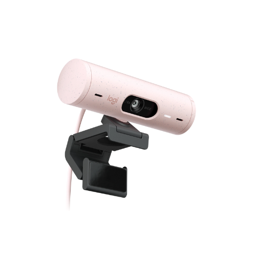 Logitech Brio 500 1080p 60fps Webcam Rose | VIDEOPRO