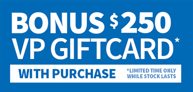 $250 Videopro Gift Card with Purchase