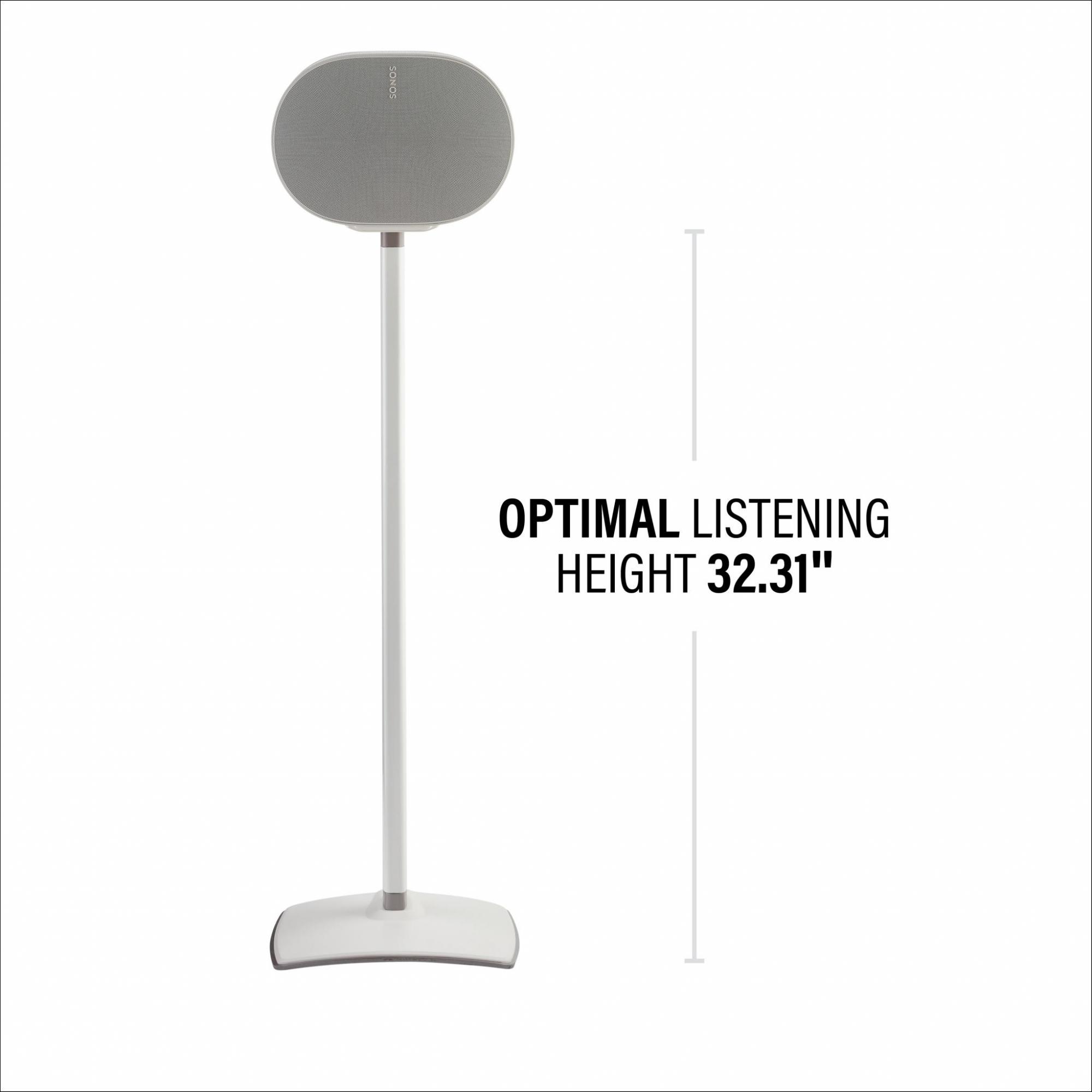 Sanus Speaker Stand for Sonos Era 300 (Each) (White) | VIDEOPRO