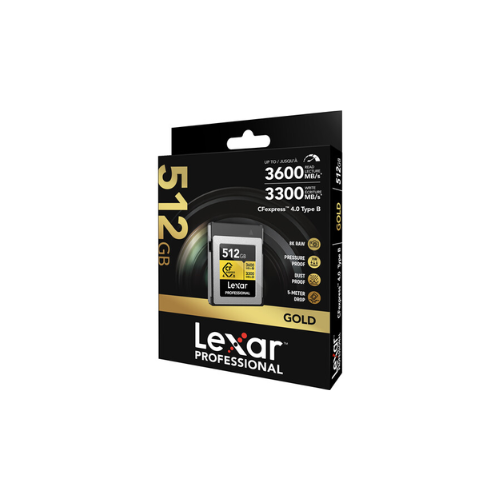 Lexar Professional GOLD 512GB CFexpress 4.0 Type B Memory Card