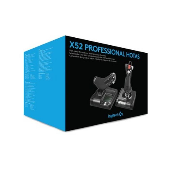 Logitech Saitek Pro Flight X52 Gaming Joystick - Cable - USB - PC