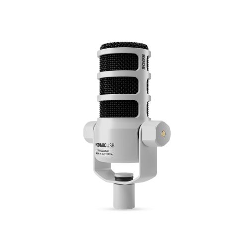 RØDE PodMic USB White – Broadcast Mic | Videopro | VIDEOPRO