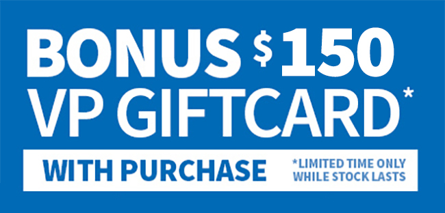 $150 Videopro Gift Card with Purchase