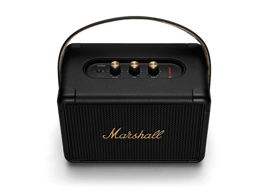 Marshall Kilburn II Portable Bluetooth Speaker (Black & Brass
