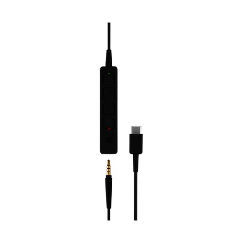 Cuffie EPOS | SENNHEISER ADAPT 165 USB II – Cablate Con Jack 3,5 Mm E USB – Stereo, Controllo Chiamate, Per Lavoro Ibrido